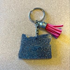 Handmade U.S. State Keychain - Oregon